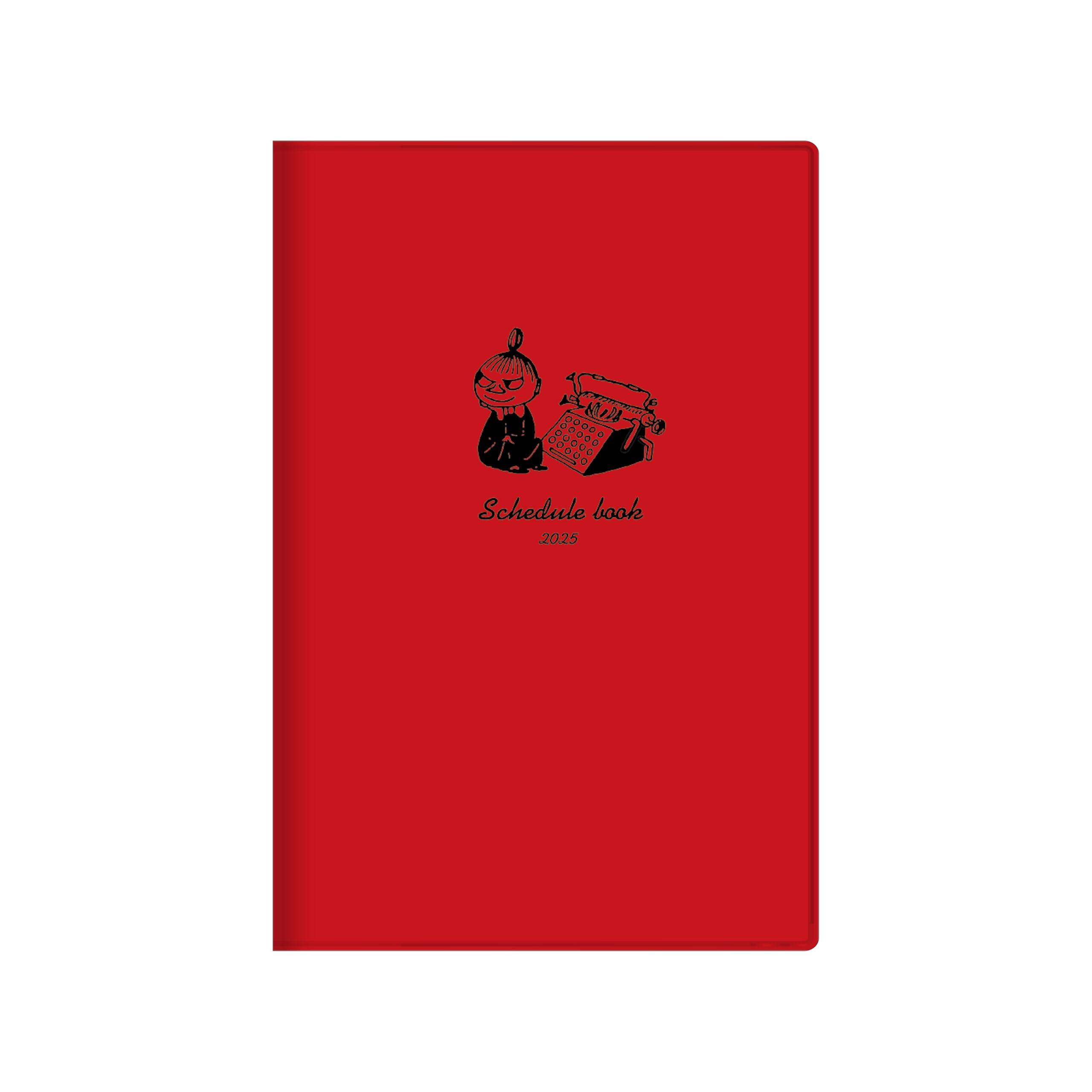 

Канцелярские товары Moomin 2025 Еженедельник Little S2957981 Sun-Star Planner, A5, Мой, Красный,