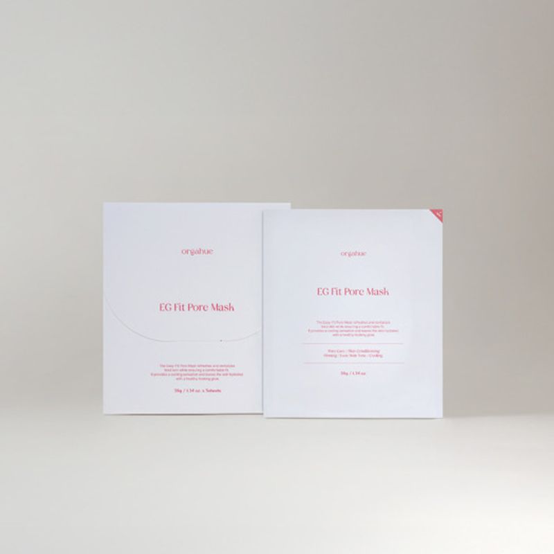 orgahue Easy Fit Pore Mask 38g*5 sheets Easy Fit Pore Mask 1 box (38g x 5 sheets)
