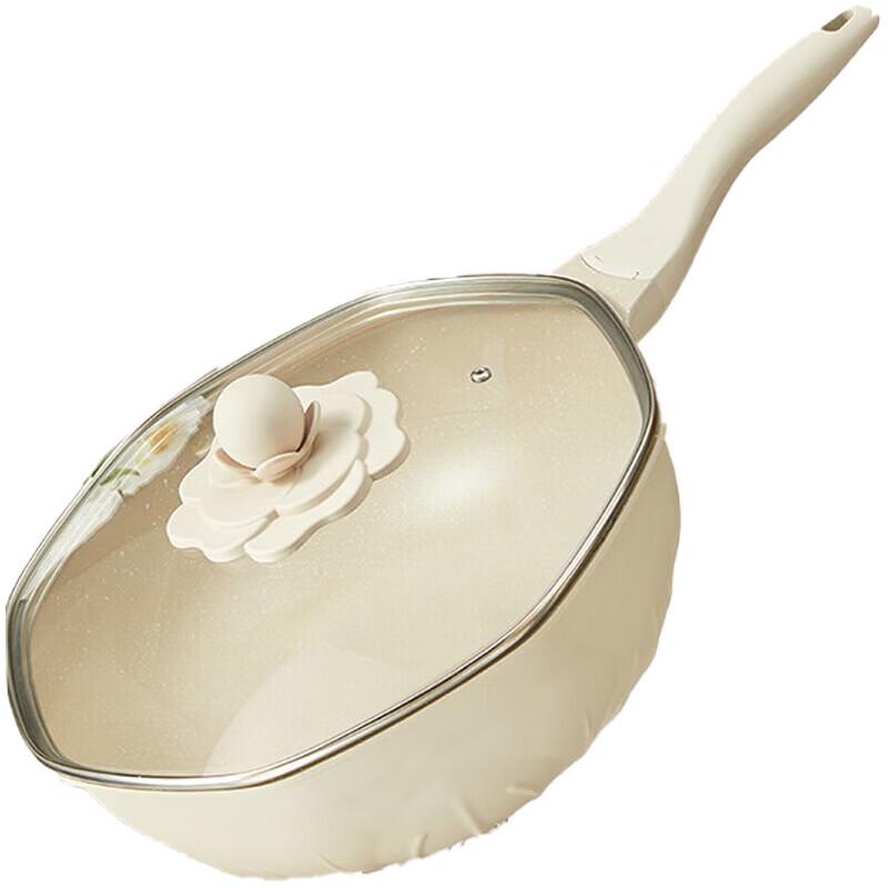 Wenlunshan Camellia Octagonal Non-stick Wok