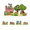 3D Paper Assembly House Model Children DIY Paper Building Architecture Model Kids Early Educational Toy Type 2
