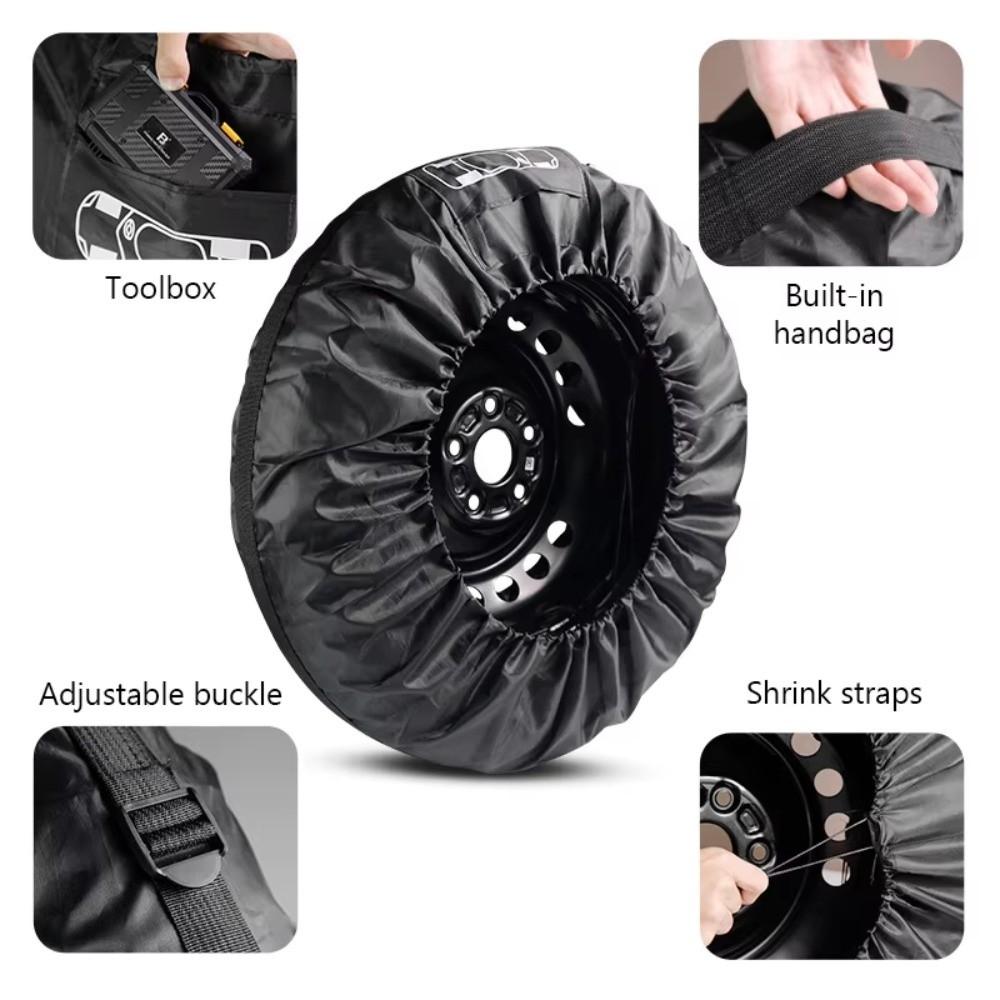 Wheel Protective Case Spare Tire Cover Dust-proof Auto Wheel Dust-proof Protector