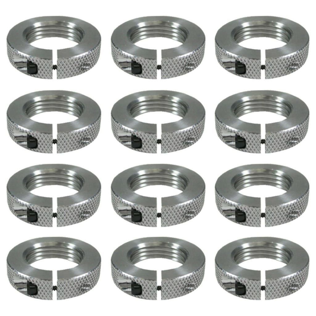 Forster Cross Bolt Die Lock Rings, 7/8-14 Thread Count, 12 Pack