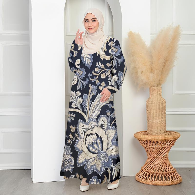 Muslim Women's Robe, Loose, Casual Style, Lightweight, Breathable, Soft, Comfortable, Suitable for Fashion and Tradition, Manufactured In 2025