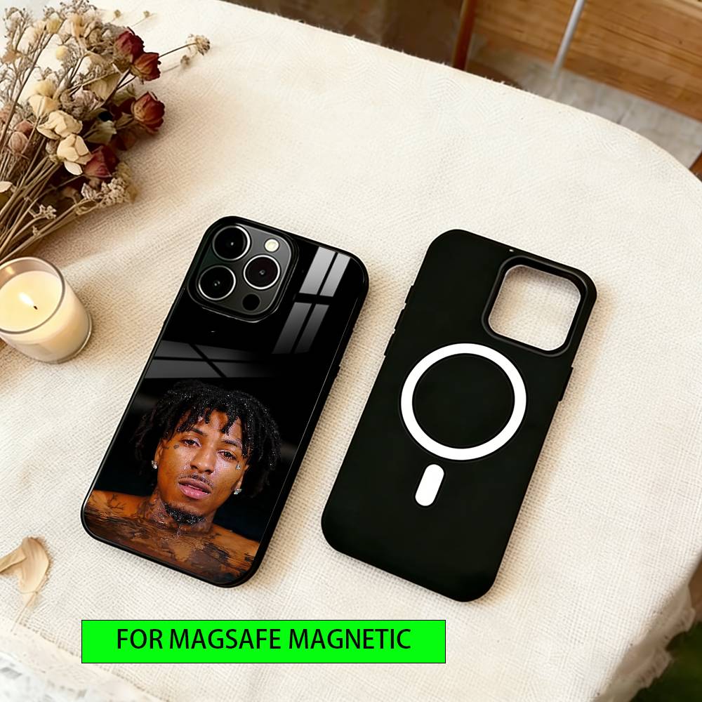 YoungBoy Phone Case For iPhone17,16,15,14,13,12,11 Plus,Pro Magnetic with Magsafe Wireless Charging
