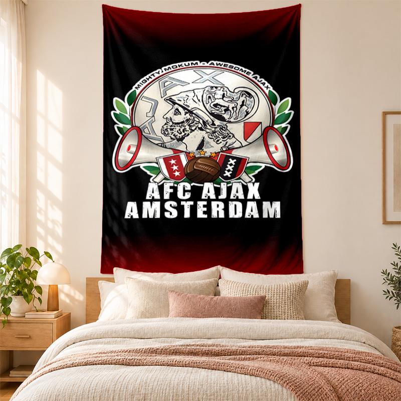 AFC Ajax Tapestry Highquality for Decorating Living Room Bedroom Dorm Walls Ideal As Bedroom Wallart Orholiday Gift