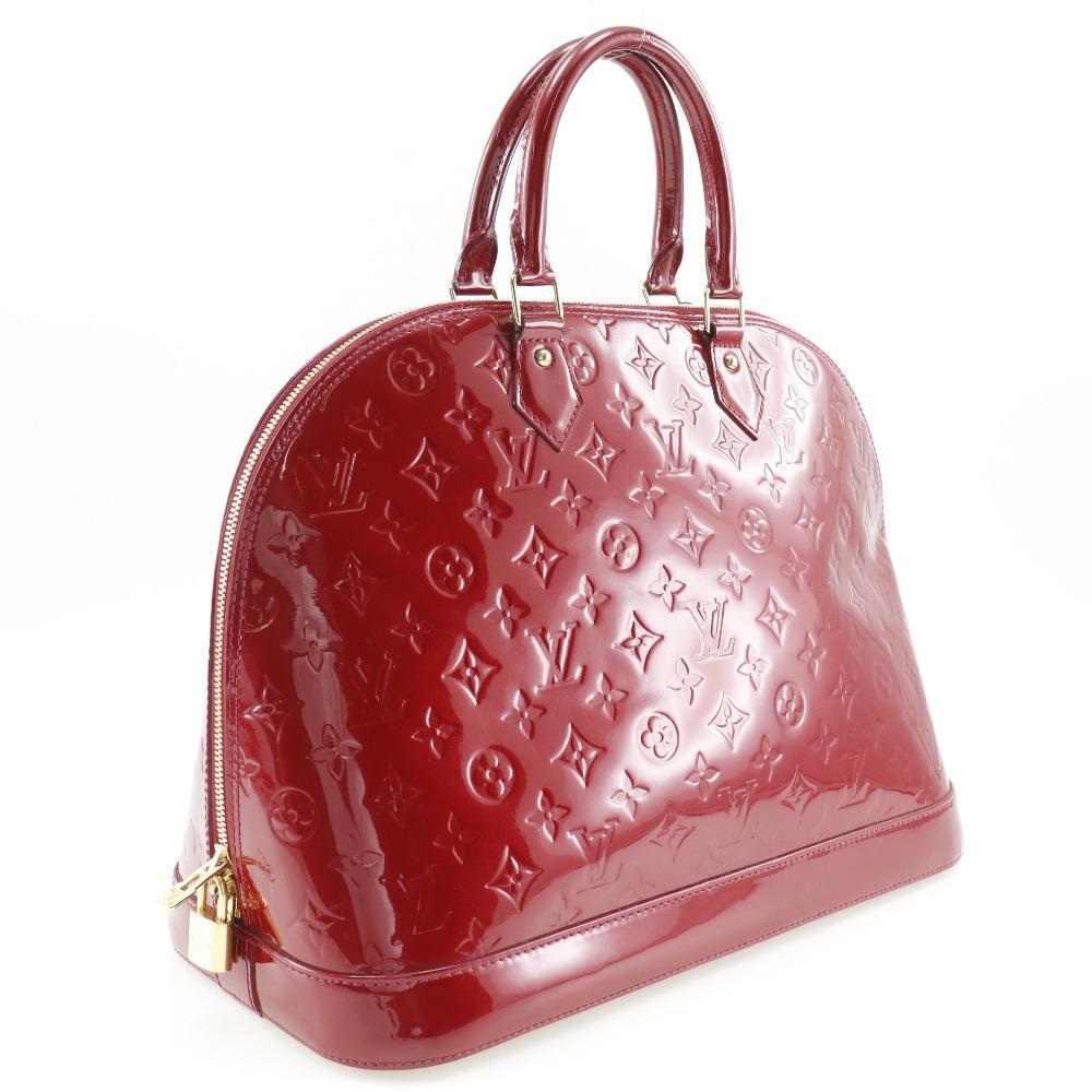 Louis Vuitton Torebka Alma GM M93596 Pomdamul Red Monogram Vernis Kobiety Używana