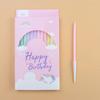 New Birthday Candle Happy Encounter A3 Slender Colored Crystal Spiral 12 Boxed Party Candles