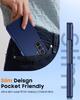 Phone Case with Included S Pen, Magnetic Ring and Hinge Protection, Hard Shell for Galaxy Z Fold 8 Ultra-Blue
