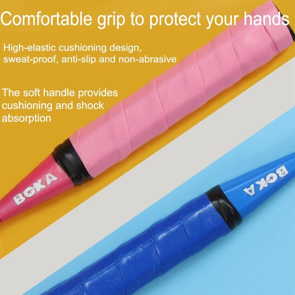 Lightweight Children Badminton Rackets Shock Absorbing Badminton Racket Set  Indoor Sports