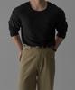 Baulopeulodeogteu Wool Fluid Knit Tee [Black]