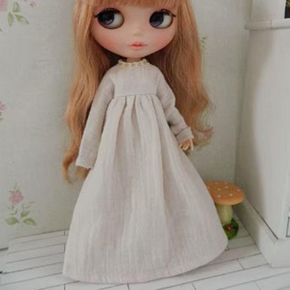 

Модні ляльки Принцеса Сукня Міні Сукні з довгим рукавом та мереживом для ляльок azone ob24 Для ляльок blythe 6