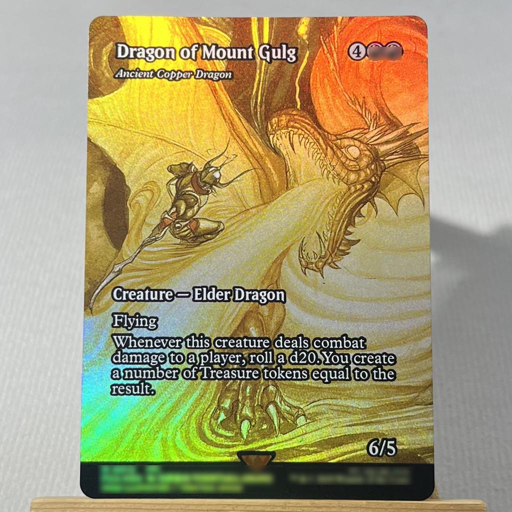 FCA FIN FIC PIP LTR FOIL4-002 Magical Cards Ancient Copper Dragon Tcg Proxy Traveling Chocobo Celes, Rune Knight Gathering