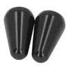 2PCS Guitar Pickup Switch Caps 3 Way 5 Way Toggle Switch Knob Tip Replacement for ST TL Style Electric Guitars Black