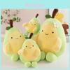 Muñeco de Peluche de Aguacate con Expresión Sonriente de Dibujos Animados Lindo Juguete Infantil Para Niñas Regalo
