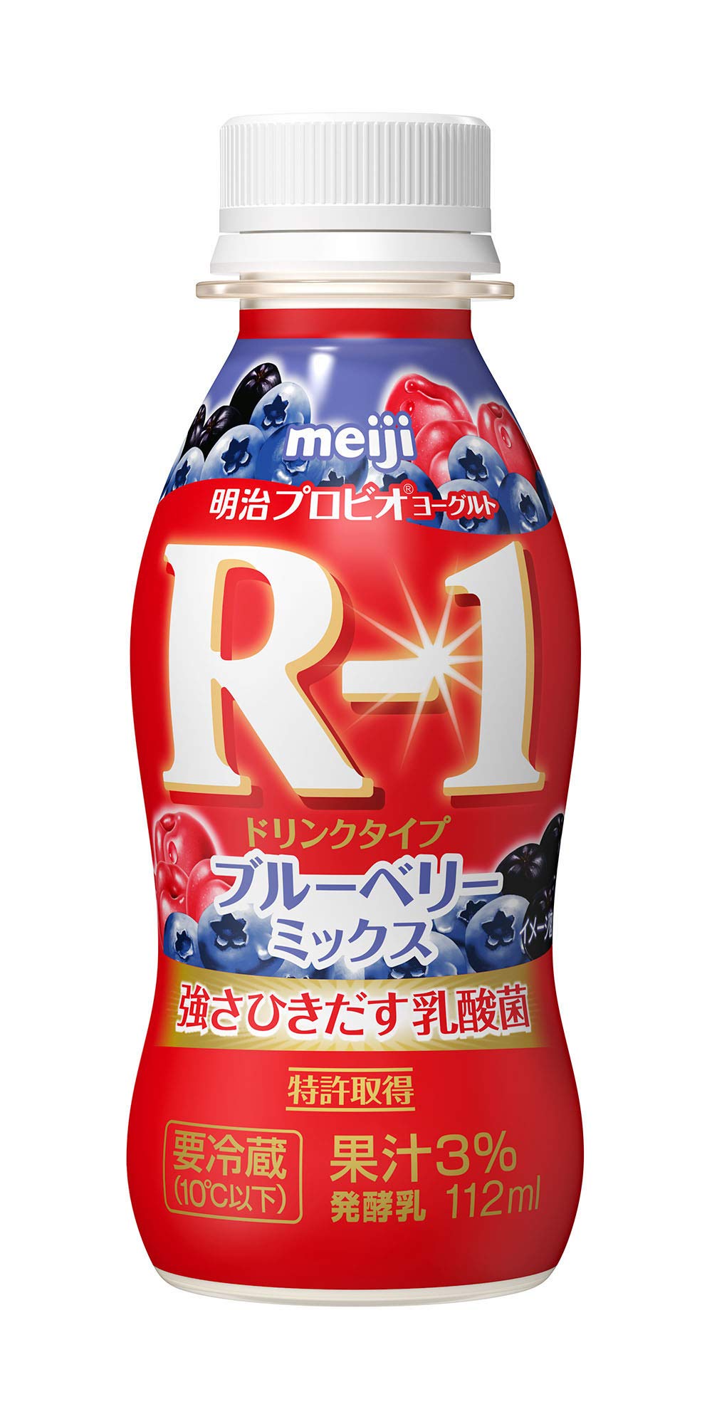 

(Cool delivery) Meiji Yogurt R-1 Drink Type Blueberry Mix 112g×24 bottles