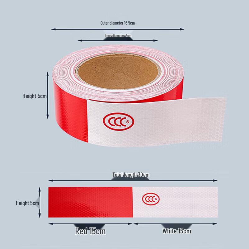 JINGWEN Ultra-Strong Reflective Safety Sticker