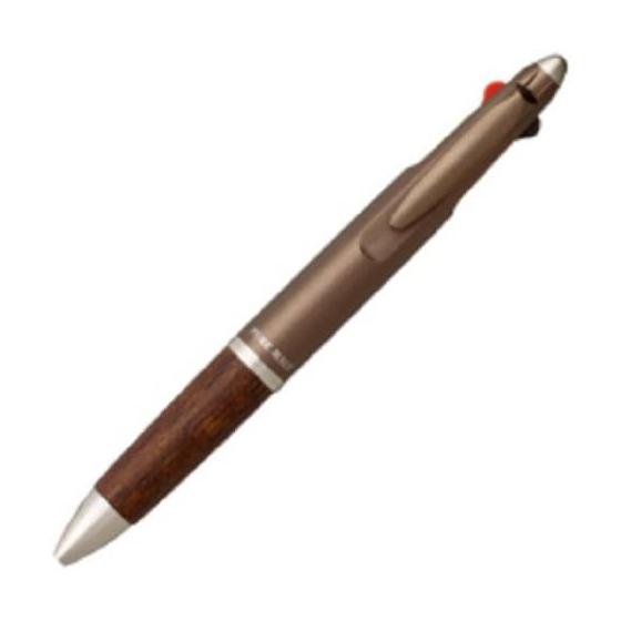 Mitsubishi Pencil Multifunctional Pen Pure Malt Jet Stream 2&1 Metallic Brown