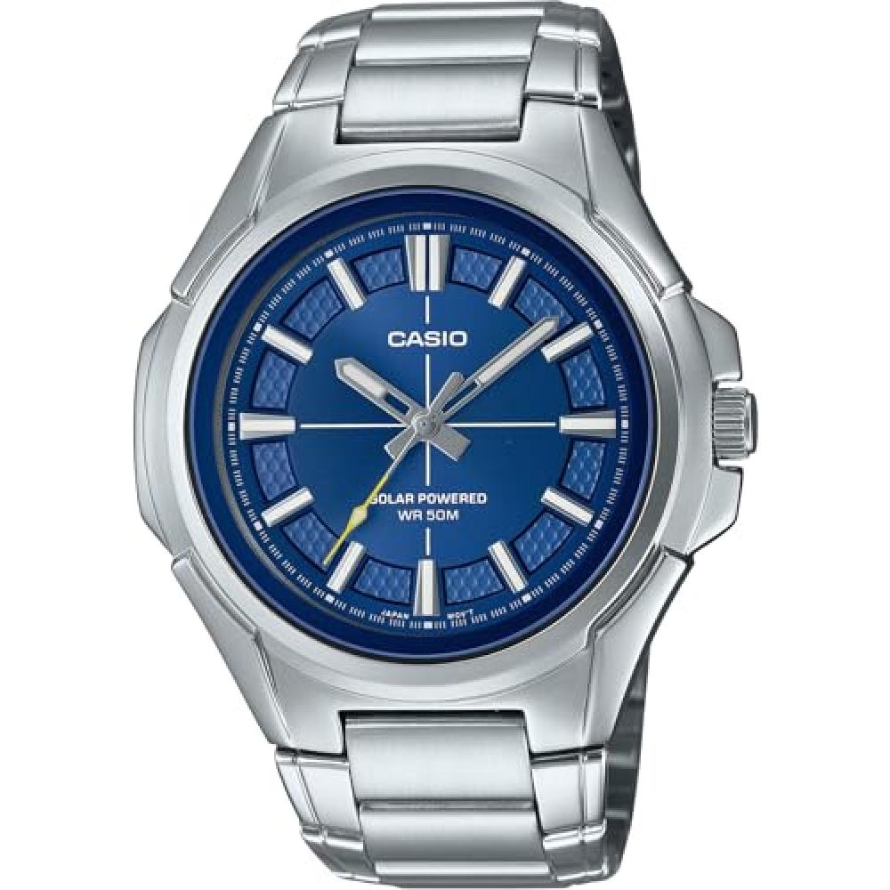 

CaSio 5 MTP RS100D 2AV [] [CaSio] Стандартные солнечные аналоговые датчики давления воздуха водонепроницаемые наручные часы для мужчин S синего цвета