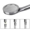 Pressurized Nozzle Shower Head Rainfall Chrome Bath Shower Head 1pc High Pressure Water Saving Spray Nozzle