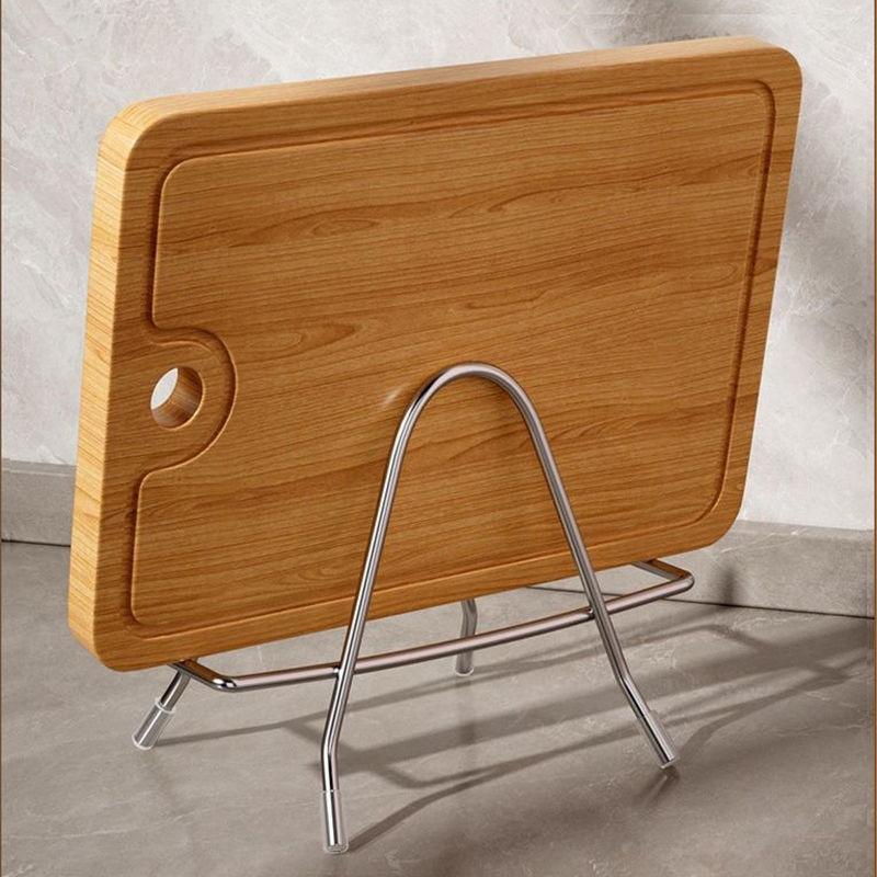 Kitchen Pot Cover Rack Thickened Cutting Board Chopping Board Storage Rack Multifunctional Storage Chopping Board Rack Knife Insert Rack