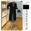 Damen Herbst Midilanger Trenchcoat - 2025 Schlankmachende Überknie-Übergröße Jacke