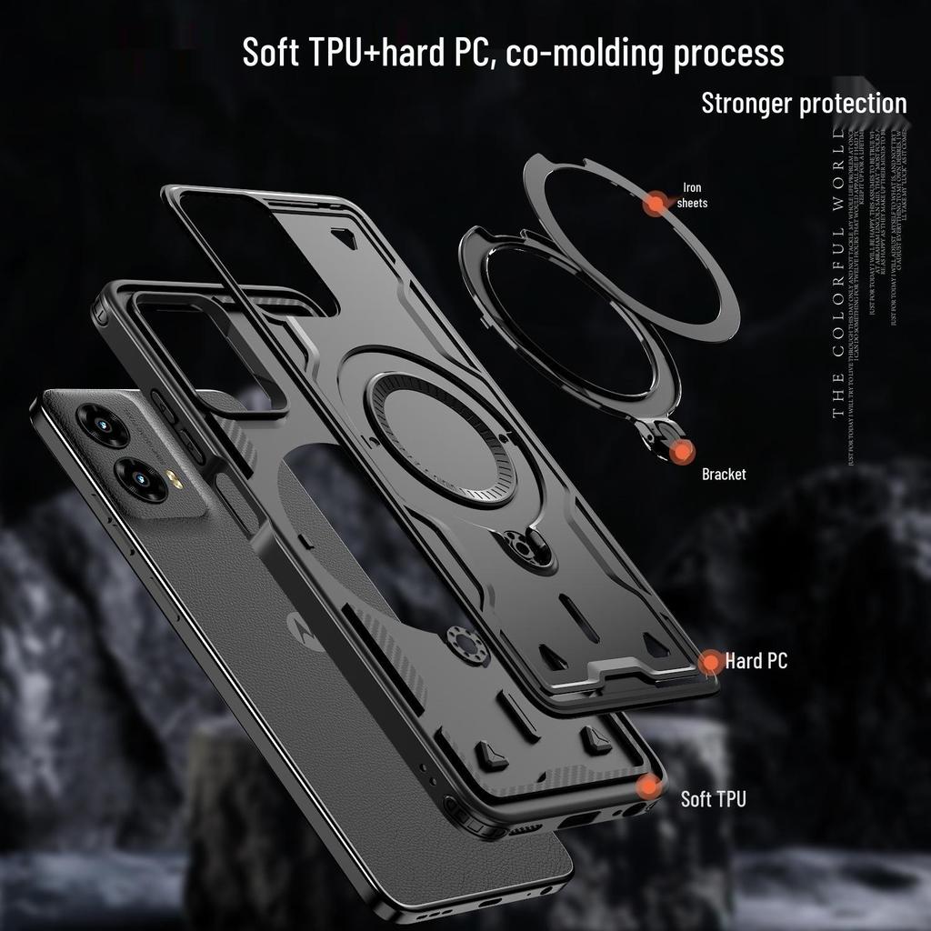 Motorola Moto G 5G 2024 Cross-Border Magnetic Stylus Anti-Drop Case