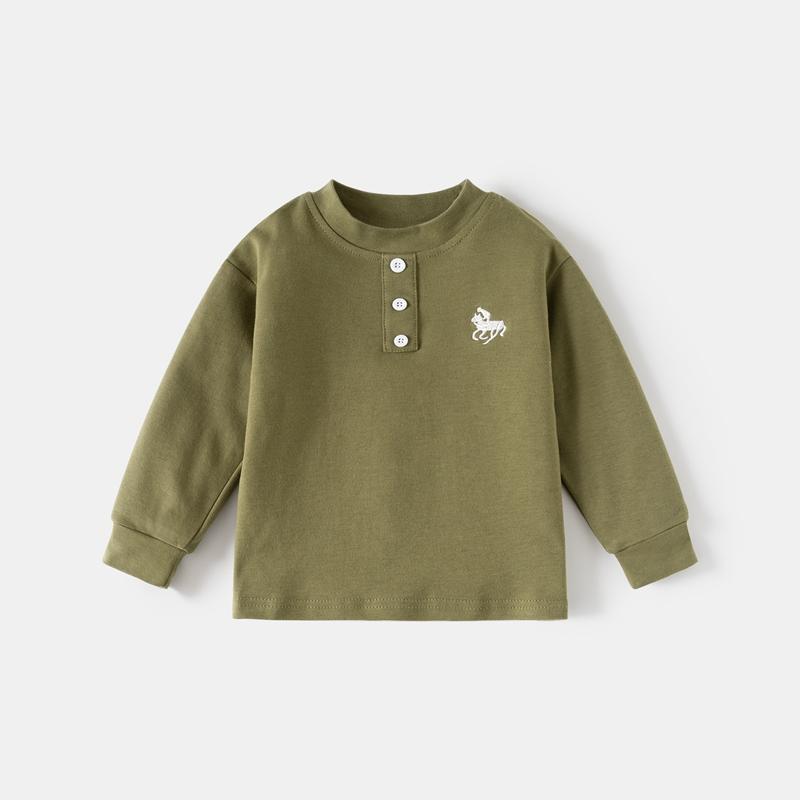 Boys Spring/Autumn Embroidered Long-Sleeve Pullover 120