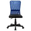 VidaXL Swivel Office Chair Desk Chair Seat Sport Chair Home 360 Degree Swivel Black and Blue 289511
