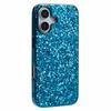 For iPhone 16 Plus Case TPU+PC Sparkling Glitter Phone Back Cover