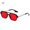Big Metal Frame Oversized Square Sunglasses for Women & Men Gradient Sunglasses Classic Driving Shades Eyewear UV400 Sun Glasses