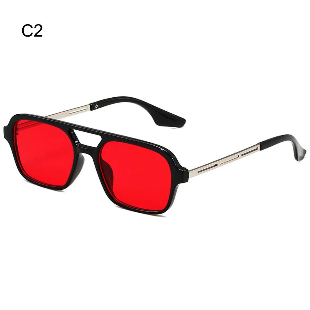 Big Metal Frame Oversized Square Sunglasses for Women & Men Gradient Sunglasses Classic Driving Shades Eyewear UV400 Sun Glasses