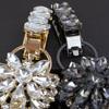 1Pc Handwork Sewing Originality Shiny Rhinestone Overcoat Decor Duckbill Buckle Fashion Metal Button Clothing Accessory