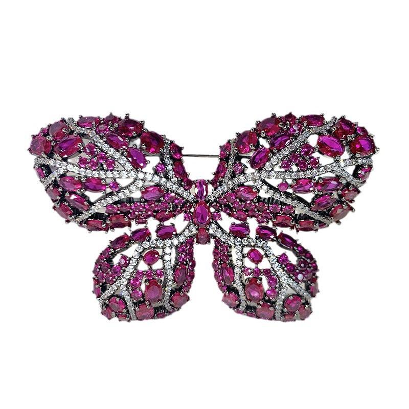 Luxury Parisian Butterfly Brooch: High-End Craftsmanship & Runway Style