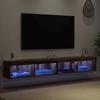 TV Cabinet Set 2 pcs Reclaimed Wood Look 100 x 30 x 30 cm Engineered Wood