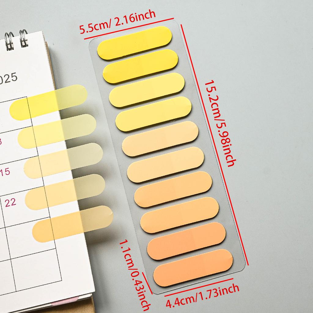 200-2400Sheets Transparent Index Creative Memo Pads Office School Stationery Self-Adhesive Stickers Posted It Sticky Note Pads