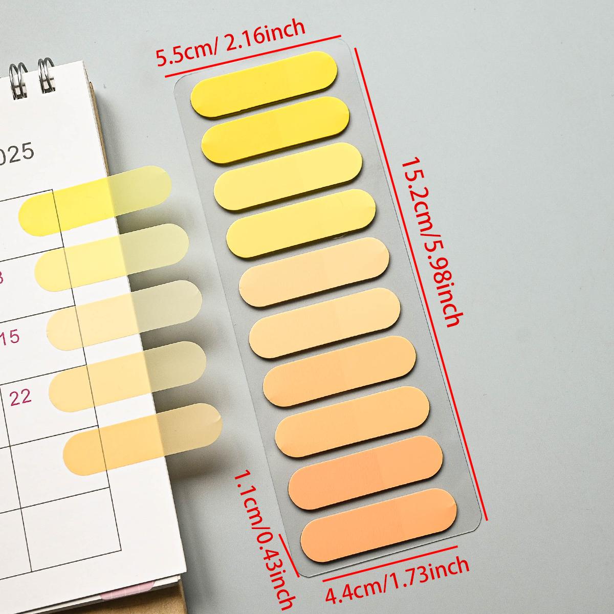 

200-2400Sheets Transparent Index Creative Memo Pads Office School Stationery Self-Adhesive Stickers Posted It Sticky Note Pads