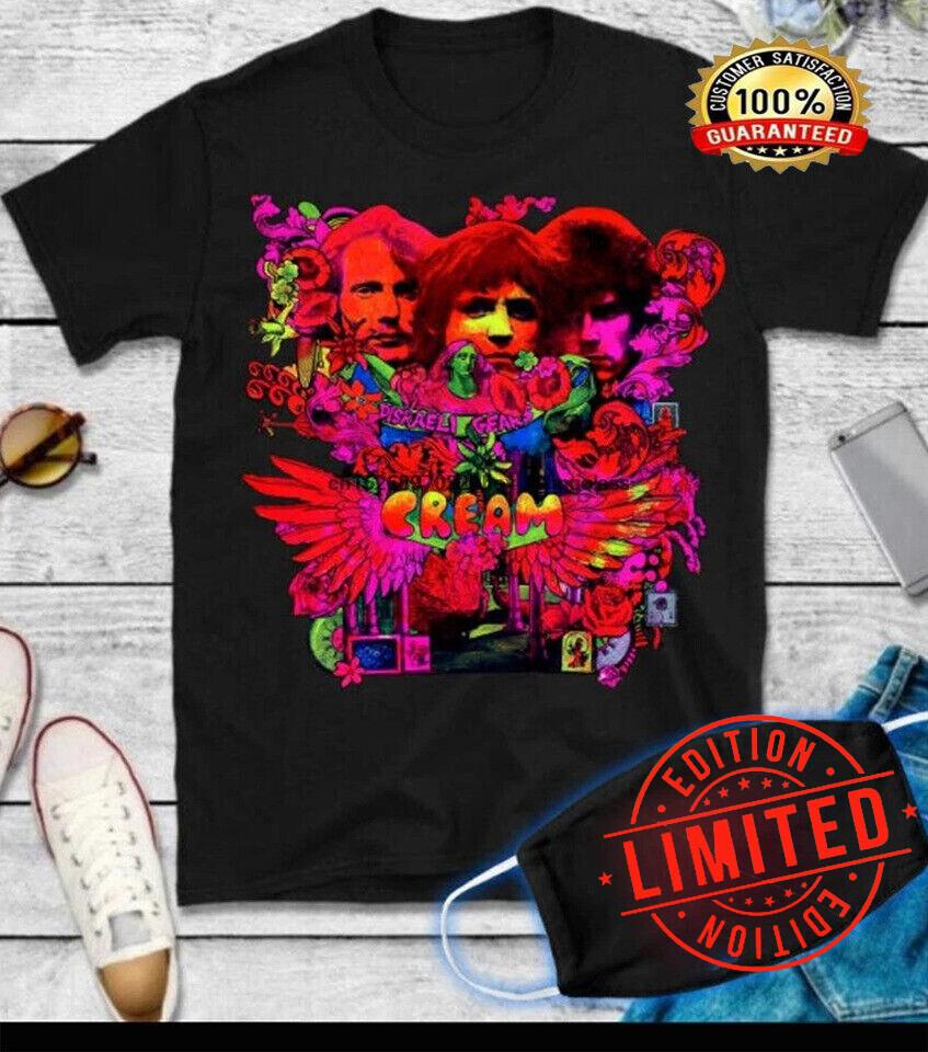 Ginger Baker Cream Disraeli Gears Eric Clapton Vintage T Shirt S-4XL VD237 Unisex T-Shirt L