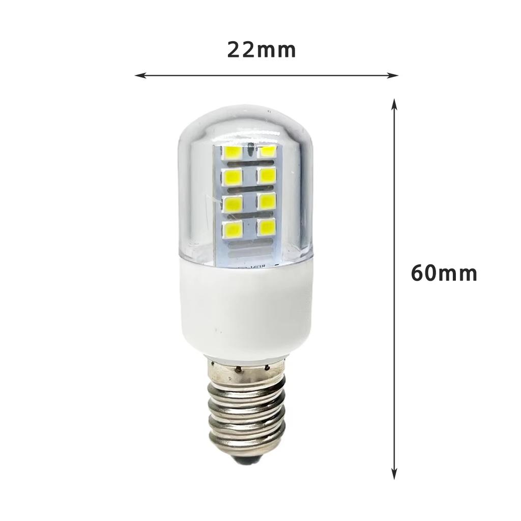 10PCS T22 LED Corn Light Bulb 2W E14 Lamp Microwave Fridge 20W Halogen Lamp Replacement Freezer For Microwave Indicator Home