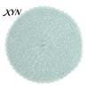 Flexible Silicone Dining Pads Round Insulated Placemat for Table, Heat Resistant Paper Place Mat, Waterproof Oil Proof Non Placemats Slip Coaster