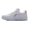 Li-Ning Non-Slip Lightweight Balance Wear-Resistant Low-Top Skate Shoes Women Sneakers White Purple AGCR342-1