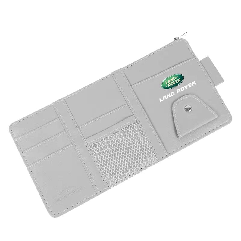 Car Sun Visor Point Type Multi-function Storage Bag Car Accessories For Land Rover Discovery Range Rover Evpque Defender Car Eyeglass Rover L322 L405