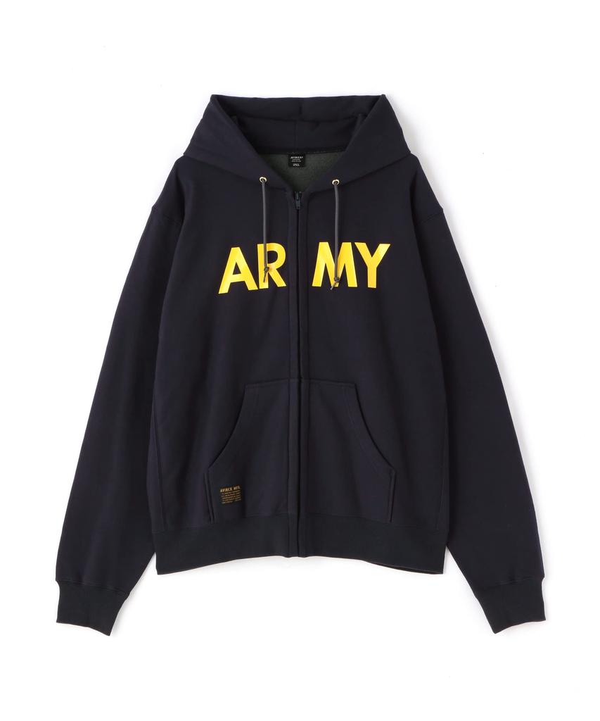 ARMY Zip Sweat Parka XL 440 Royal [Avirex] PARKA/Army Men's