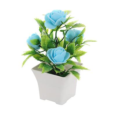 Simulované rostliny v květináčích Umělé bonsaje 5 Pěnových květů Krajiny Vnitřní dekorace