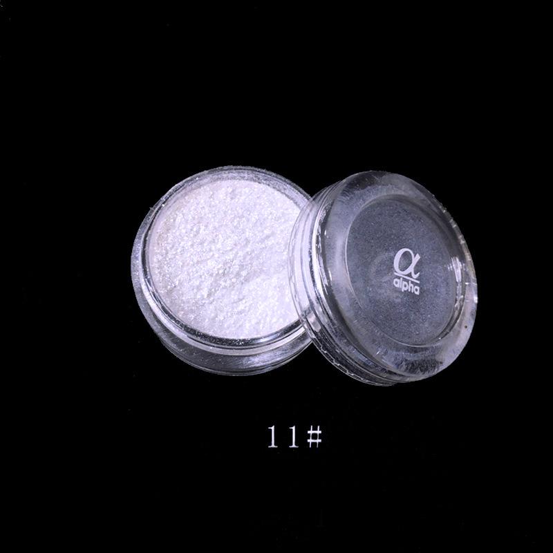 

Пудра для фиксации и хайлайтер Alpha Shimmer Professional для свадебного макияжа и блестки для нейл-арта 3g