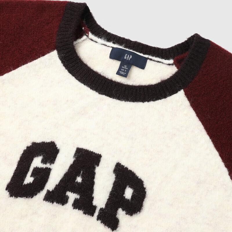 Gap Women's Fall Logo Colorblock Raglan Knit Sweater