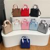 Korean Version of Fashion Portable Women's Bags, New Trendy Versatile Single Shoulder Princess Diana Diamond Highend Niche Messenger Bag