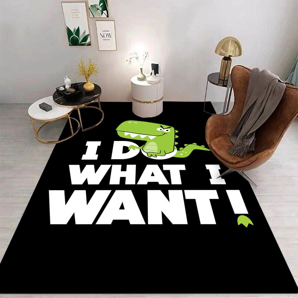 Cartoon Dinosaur Carpet Cartoon Living Room Bedroom Kitchen Sofa Table Balcony Rug Washable Mat Exquisite Home Ornaments