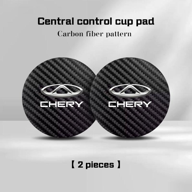 

Car Coaster Anti Slip Mat Water Cup Pads For Chery Exeed RX VX TXL Omoda Tiggo 7 8 Pro 4 3 Arrizo 6 QQ 5x X Interior Accessories Diameter 70mm
