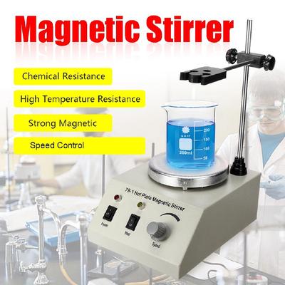 250W Lab Speed Variable Control Mixer No Vibration US/EU/AU Plug Smooth Run 110/220V 1000ml Hot Plate Magnetic Stirrer