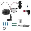 BFTKAFK-Kit cu Arzător Unic pentru Motociclete Arzător de Flăcări Parte de Modificare Motocicletă Accesoriu Instalare Ușoară